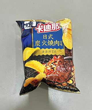 卡迪那波浪洋芋片-炭火燒肉 58G