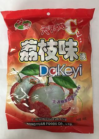 宏源荔枝糖 350G