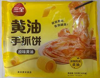 三全原味千丝抓饼1*320克