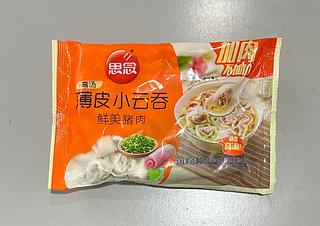 思念305g鲜美猪肉薄皮小云吞