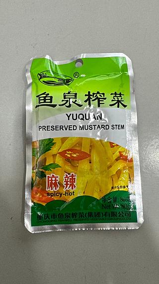 袋装麻辣榨菜丝 80G