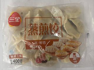 三全菌菇三鲜蒸煎饺(韩式熟皮)1*400g
