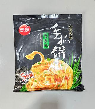思念450g葱香味手抓饼大