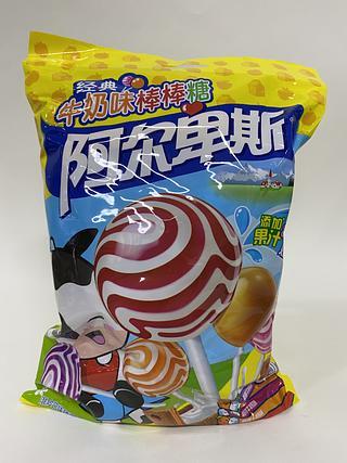 阿尔卑斯棒棒糖-5种口味混合200g