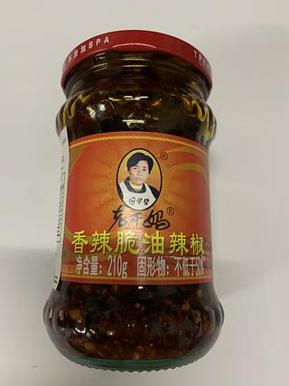 老干媽香辣脆油辣椒210g