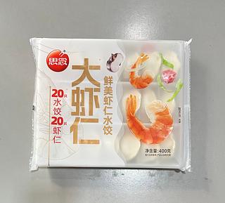 思念400g大虾仁鲜美虾仁水饺