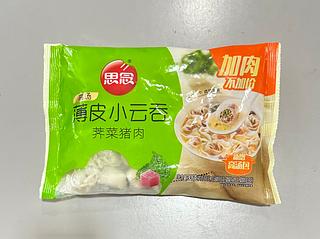 思念305g荠菜猪肉薄皮小云吞