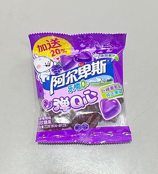 樂嚼Q 葡萄牛奶味 60G