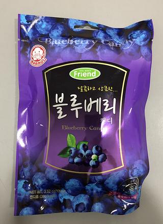 韓國藍莓糖果 100G