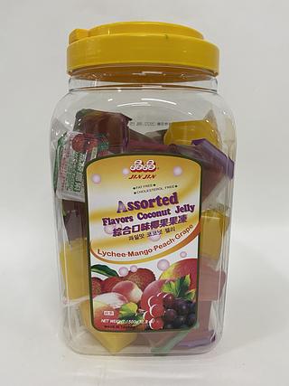 晶晶综合椰果果冻1500g