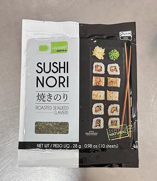 海苔-ALGA NORI 10 FOLHAS
