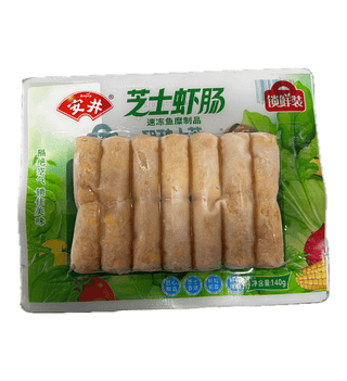 SALSICHA SABOR DE QUEIJO E CAMARÃO