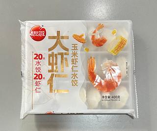 思念400g大虾仁玉米虾仁水饺
