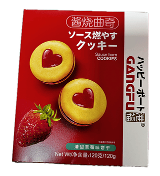 BISCOITO COOKIE SABOR DE MORANGO