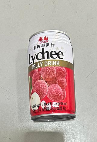 泰山荔枝椰果汁 308G