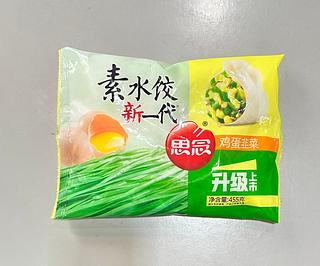 思念455g新一代鸡蛋韭菜水饺