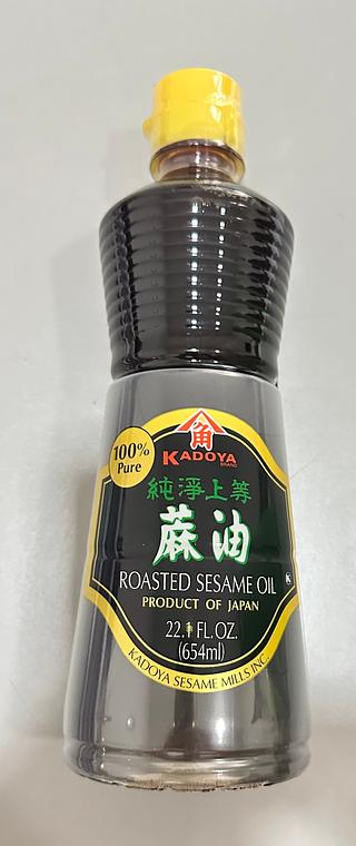 八角 麻油 Kadoya 654ml