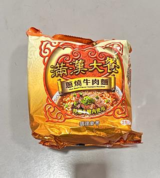 統一滿漢大餐-蔥燒牛肉(袋裝) C/ 3 PCS