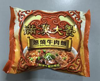 滿漢大餐蔥燒牛肉麵 187G
