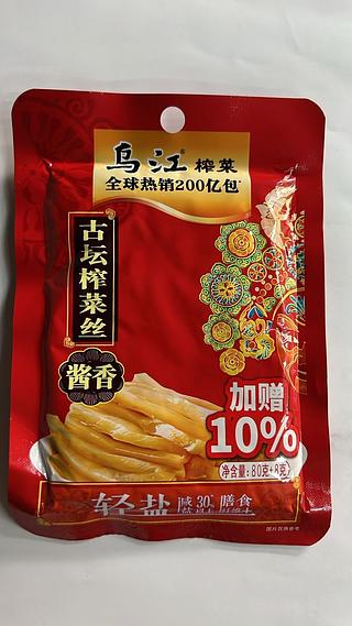 古坛榨菜丝 80G