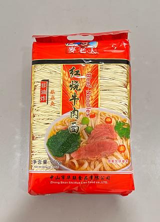 麦老大红烧牛肉面 900G