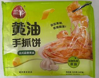 三全葱油千丝抓饼1*320克