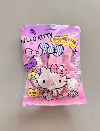 棉花糖 -葡萄味HELLO KITTY 80G