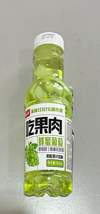 大果粒果肉果汁饮料 蜂蜜葡萄 450ML